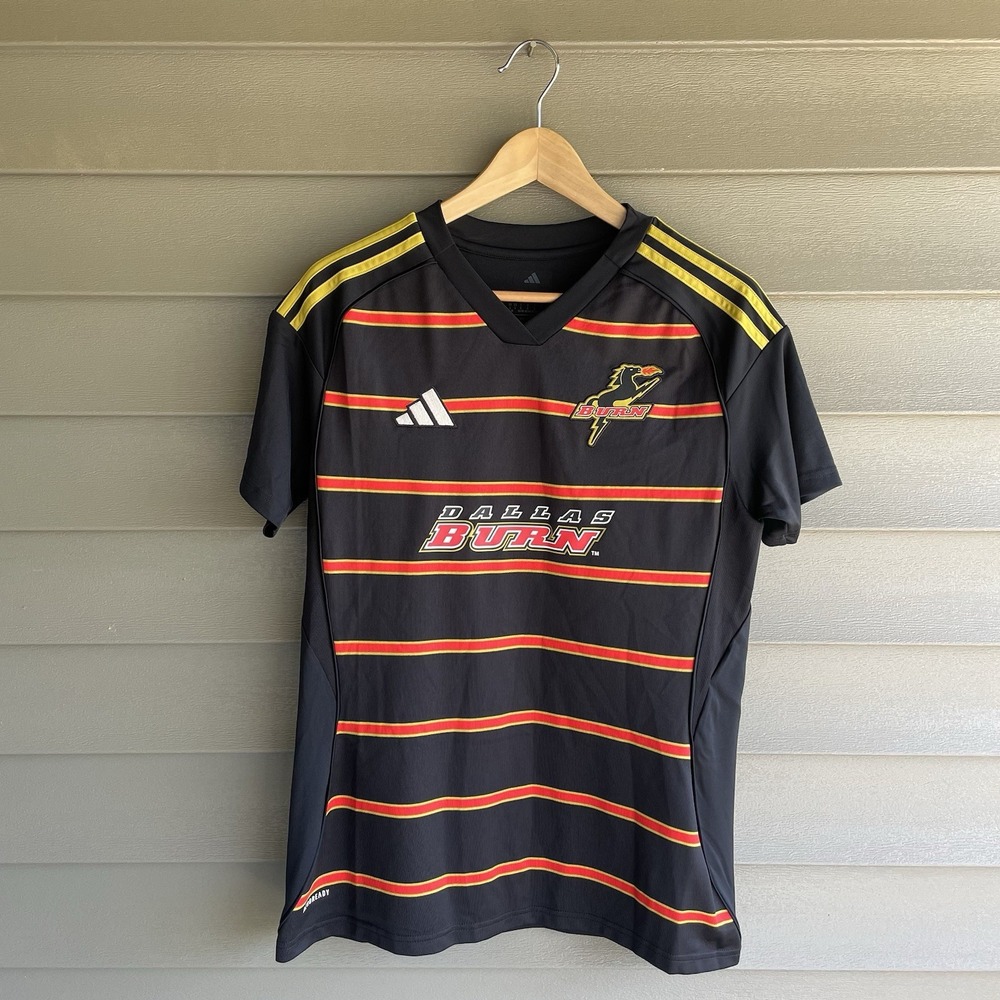 adidas FC Dallas 2025 Archive Third Jersey Youth Large Dallas Burn Retro Logo